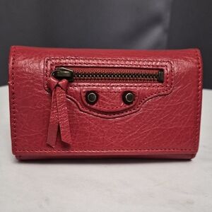 Authentic Balenciaga Key Holder 6 Rings - Red